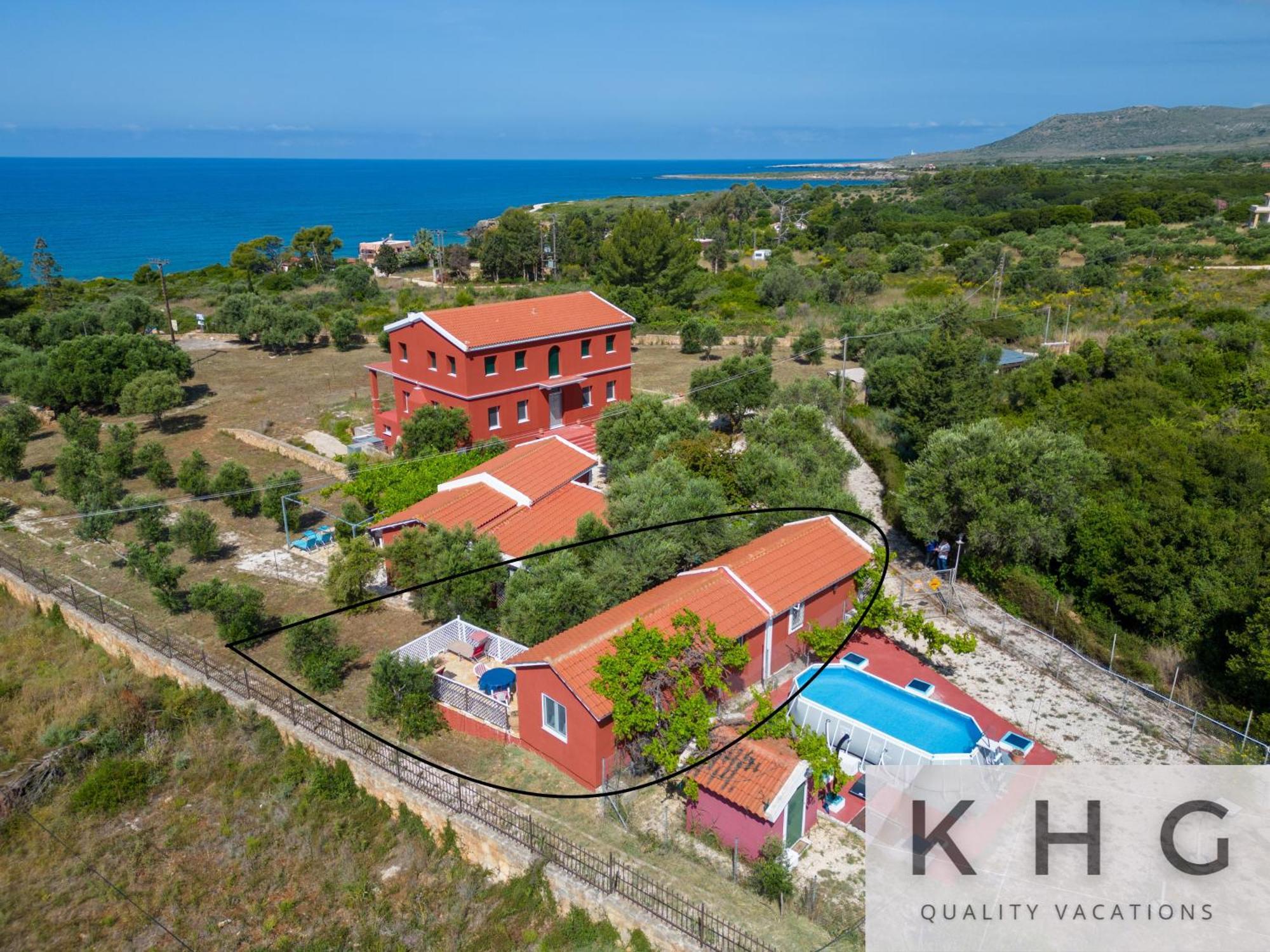 Mondo Cosseri Villa Rossa-Dorothea And Mondo Cosseri Villa Rossa-Penelope, With Own Shared Pool ลิคชูรี ภายนอก รูปภาพ
